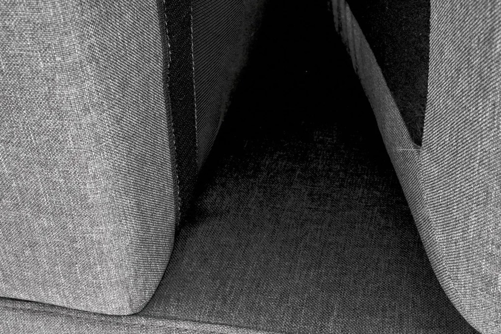 Sofa GERSON szara z podnóżkiem HALMAR