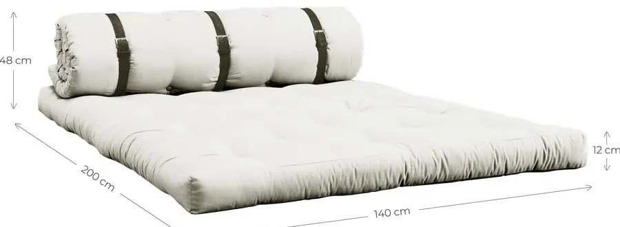 Sofa rozkładana Karup Design Buckle Up Dark Grey