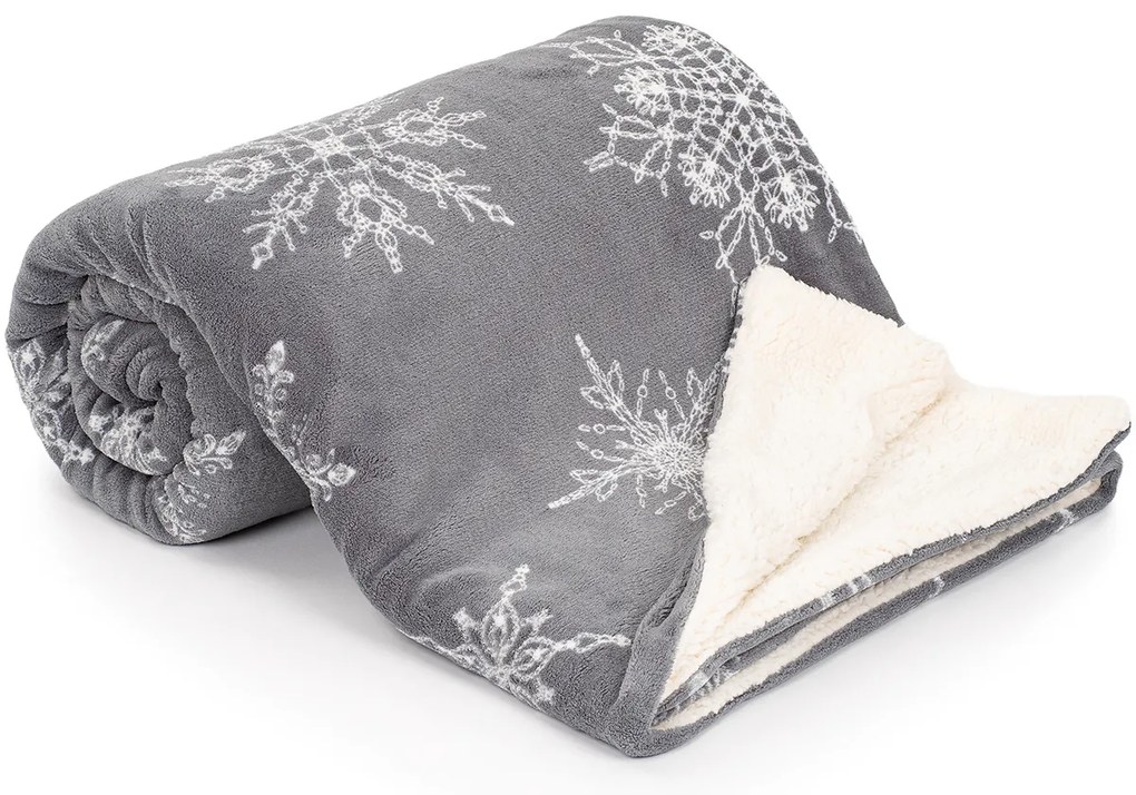 4Home Koc z barankiem Silent Snowfall, 150 x 200 cm