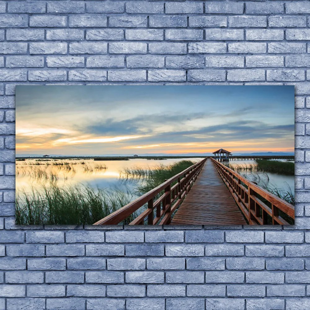 Obraz canvas na ścianę Zabytkowa Konstrukcja Mostu