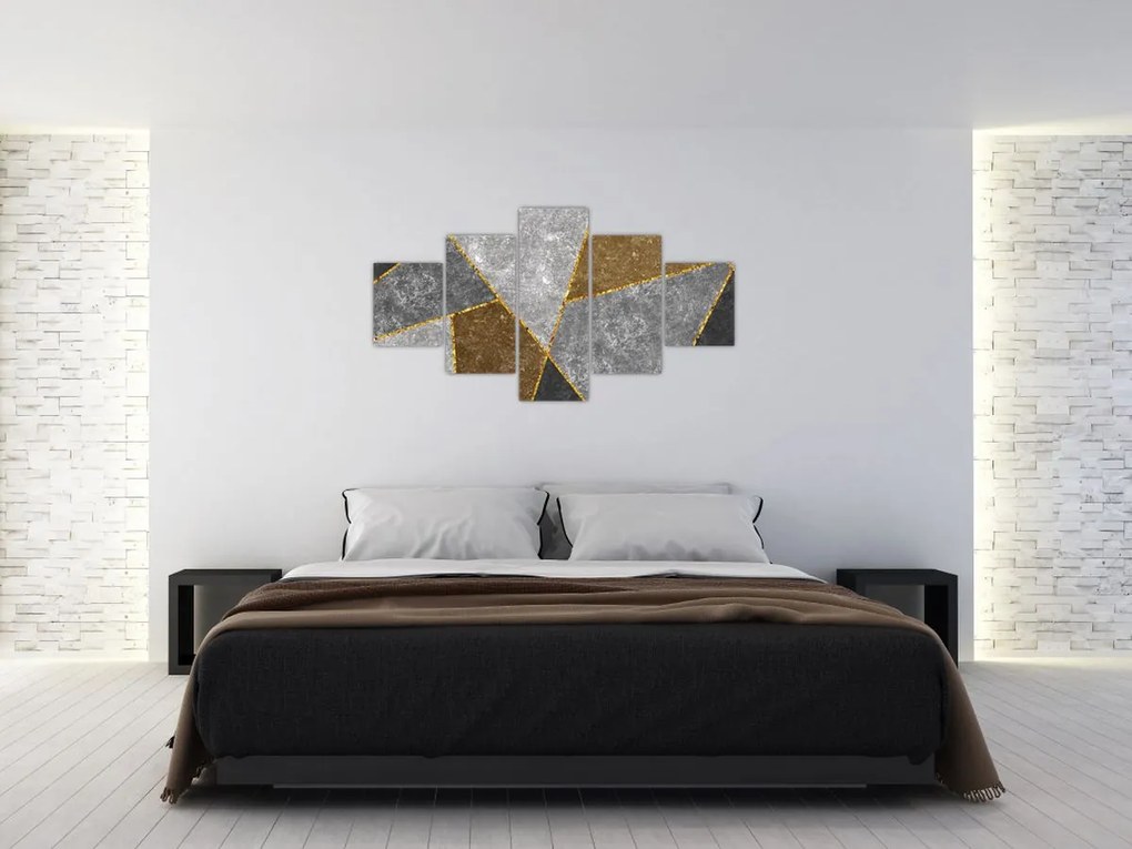 Obraz - Imitacja materiałów (125x70 cm)