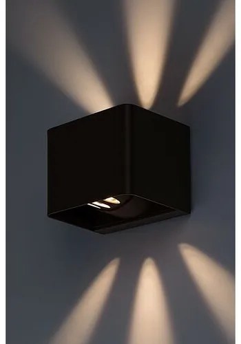Rabalux 77169 zewnętrzna lampa ścienna LEDHallstatt, 10 W, brązowa