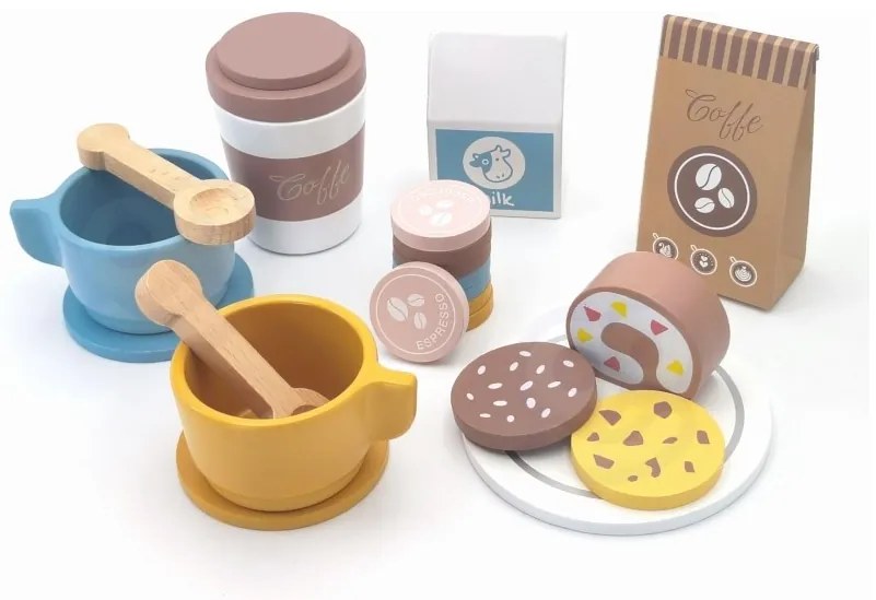 Woopie green drewniany ekspres do kawy 25 el cukiernia barista