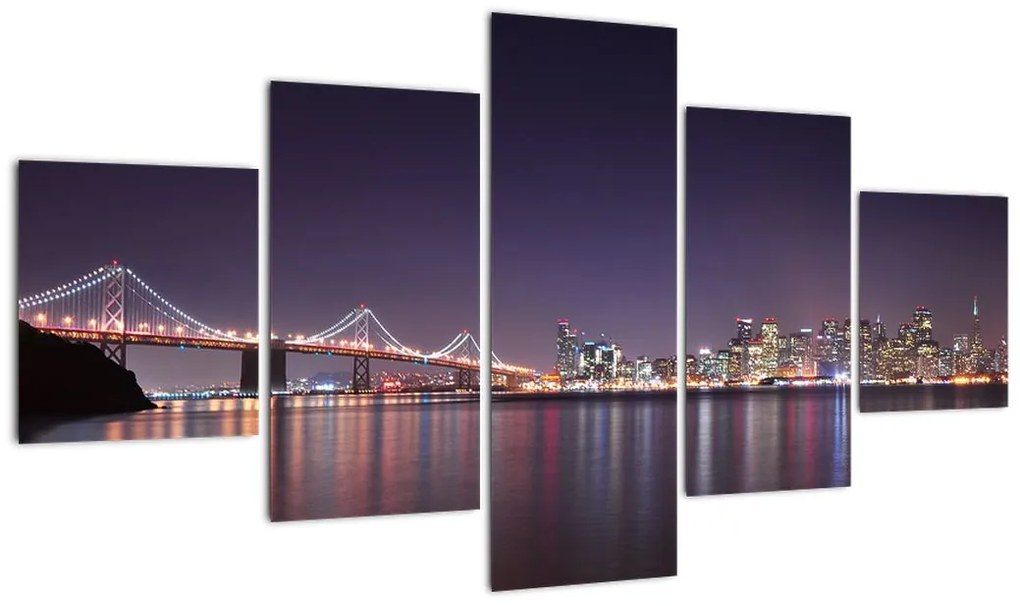 Obraz przedstawiający San Francisco, Kalifornia (125x70 cm)