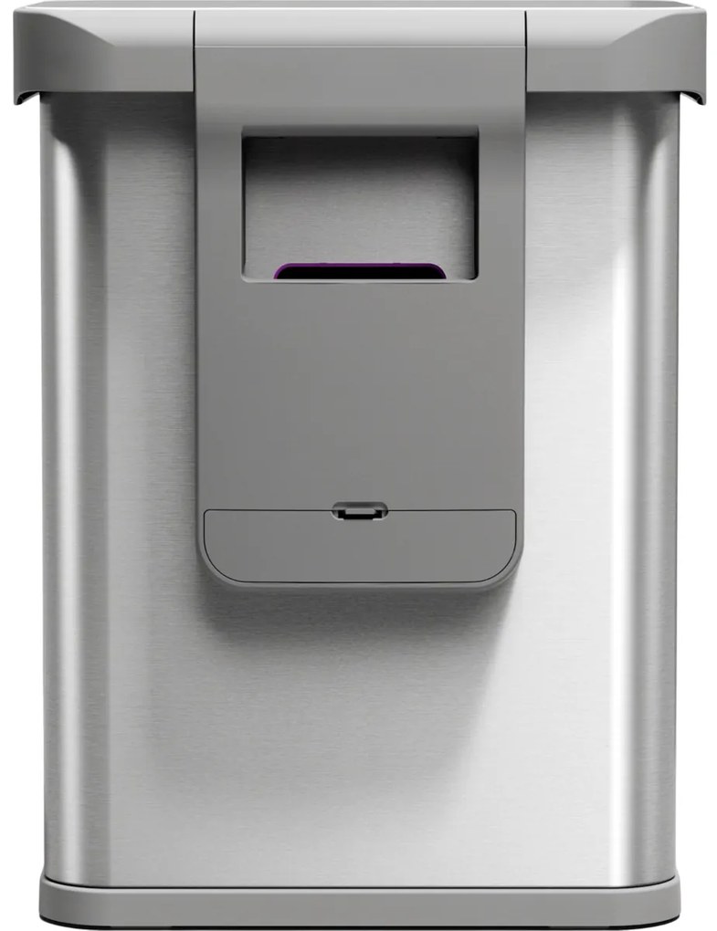 Simplehuman Kosz bezdotykowy z czujnikiem głosu 58 l, nierdzewny matowy