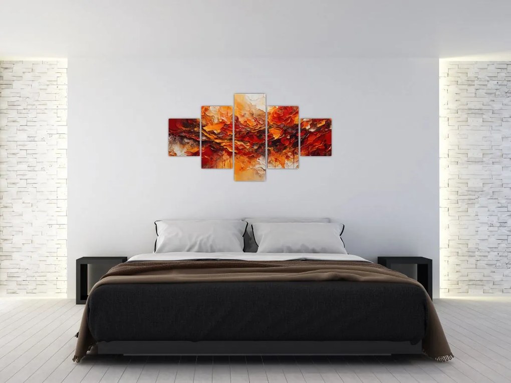Obraz - Abstrakcja (125x70 cm)
