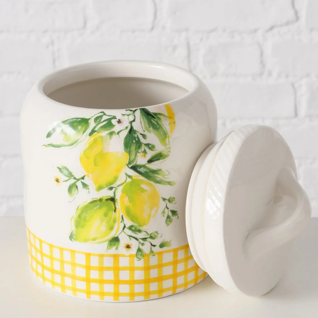 Ceramiczny pojemnik kuchenny w cytryny, LEMONY
