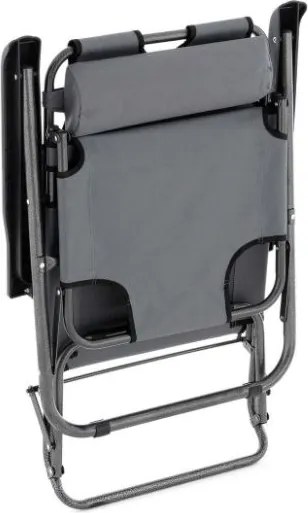 Krzesło ogrodowe składane, szare