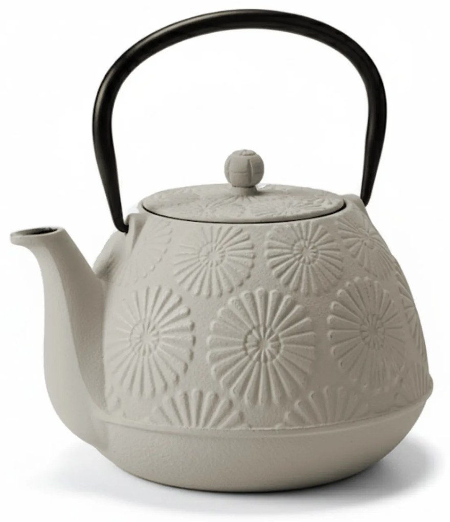 Dzbanek żeliwny z czarkami i podstawką KOGA, 1200 ml