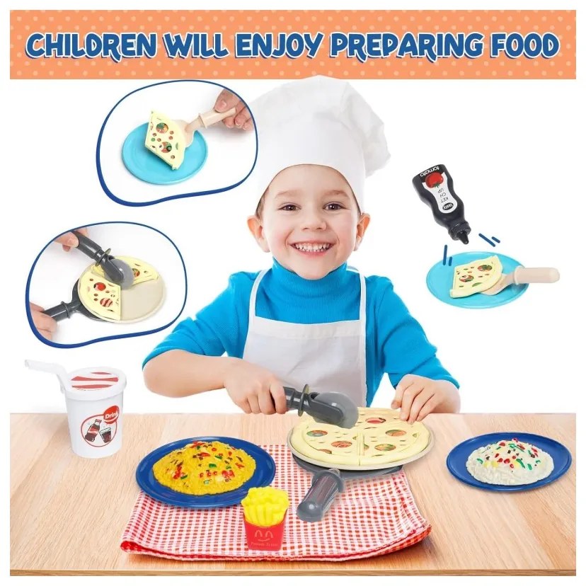 Woopie sklep restauracja fast food mini pizza shop 35 el.