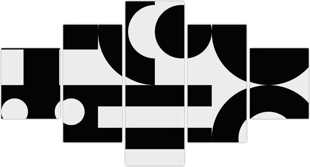 Obraz - Abstrakcja geometryczna N⁰3 (125x70 cm)