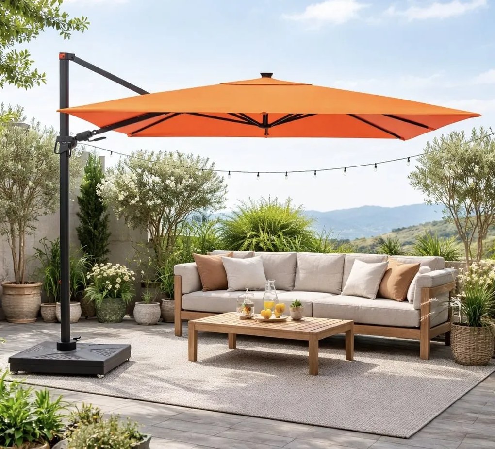 Doppler myZone LED 220 x 300 cm pomarańczowa