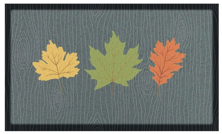 Wycieraczka 40x70 cm Autumn Leaves on Green – Artsy Doormats