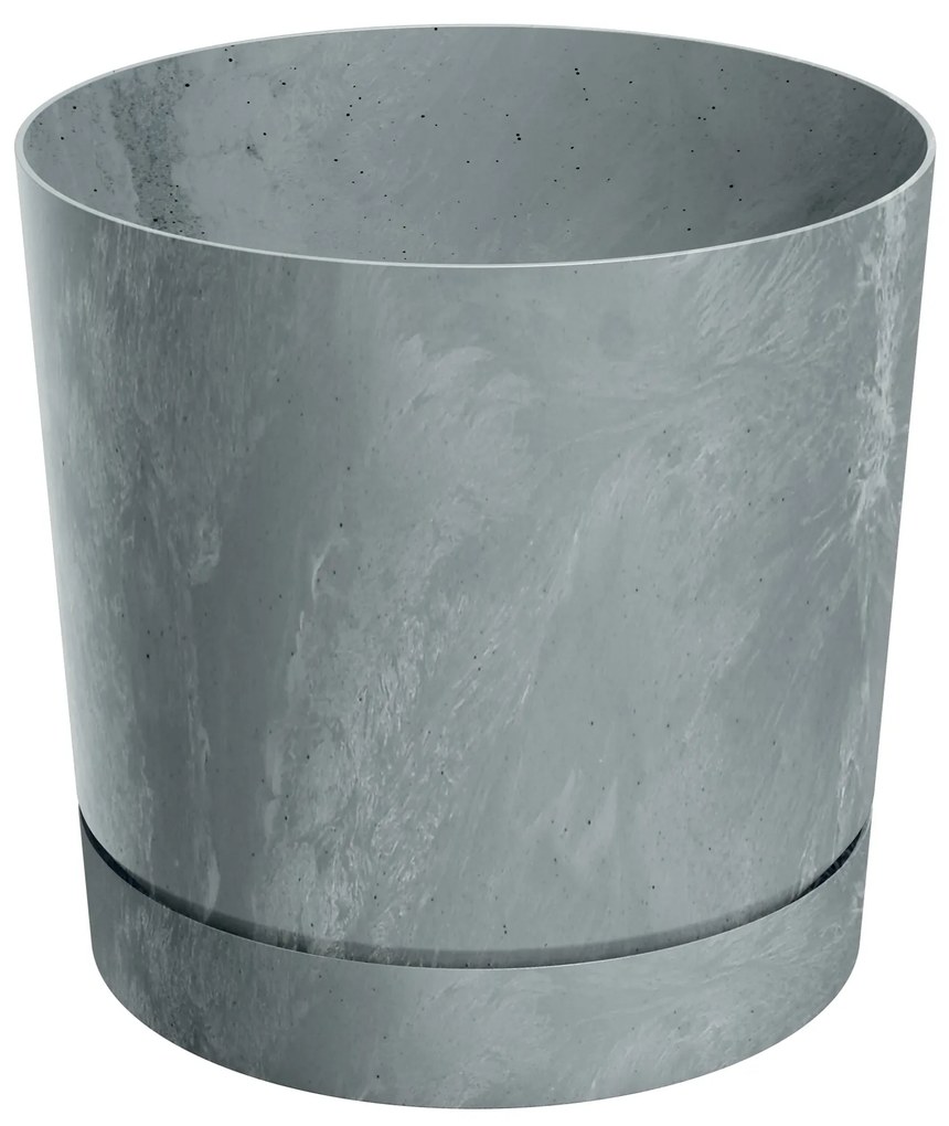 Donica ogrodowa Tubo P Beton Effect 17,8 cm beton PROSPERPLAST