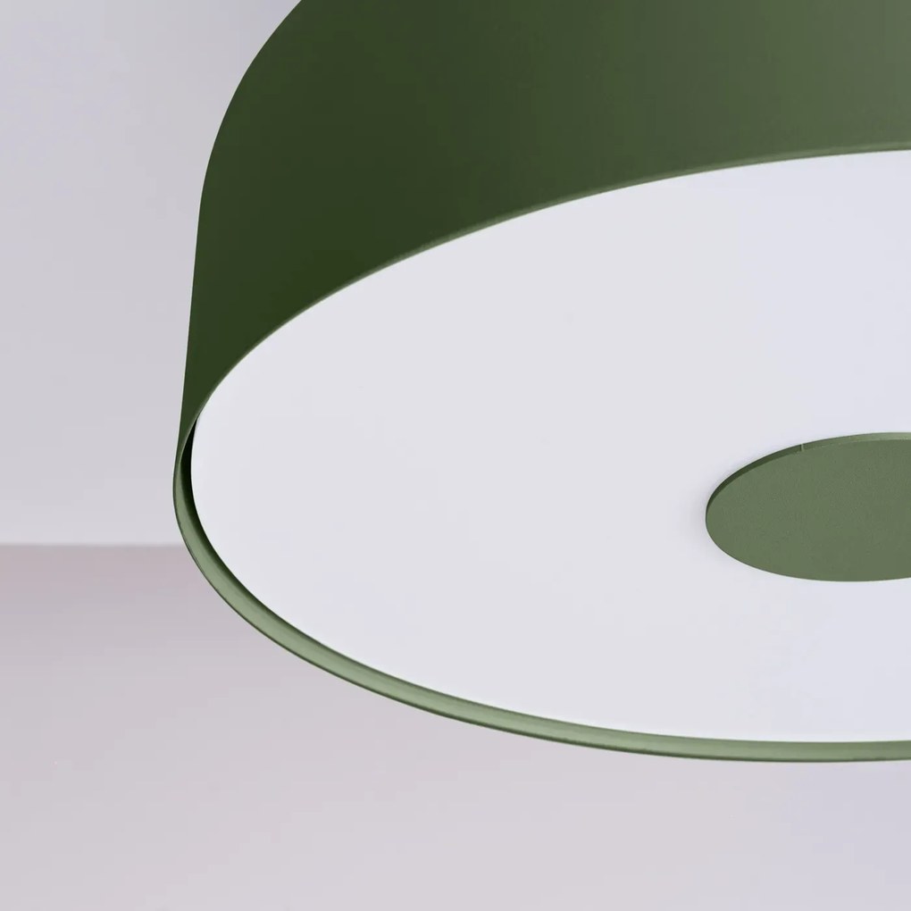 Plafon OMIQ zielony oliwkowy mat SOLLUX  LIGHTING