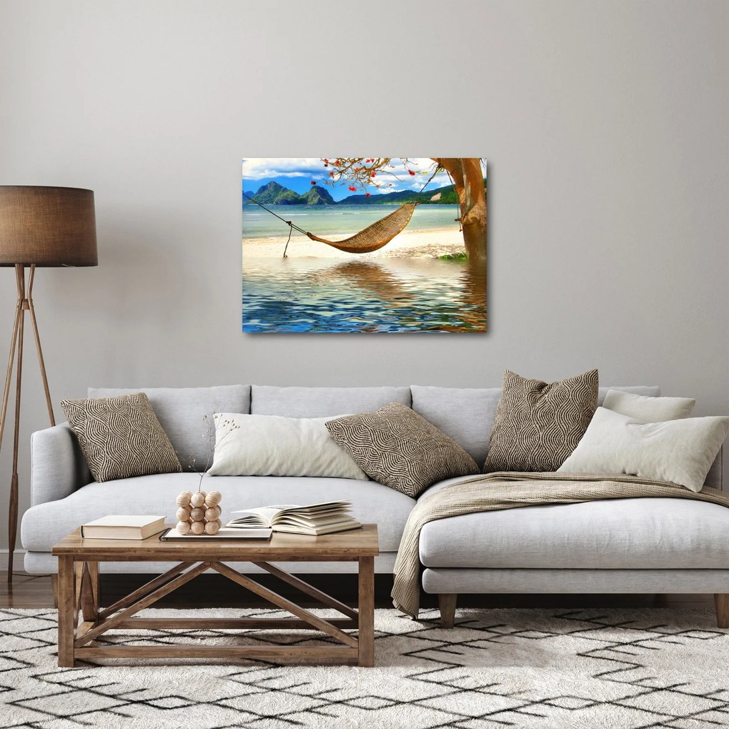 Obraz - Relaks na plaży (70x50 cm)