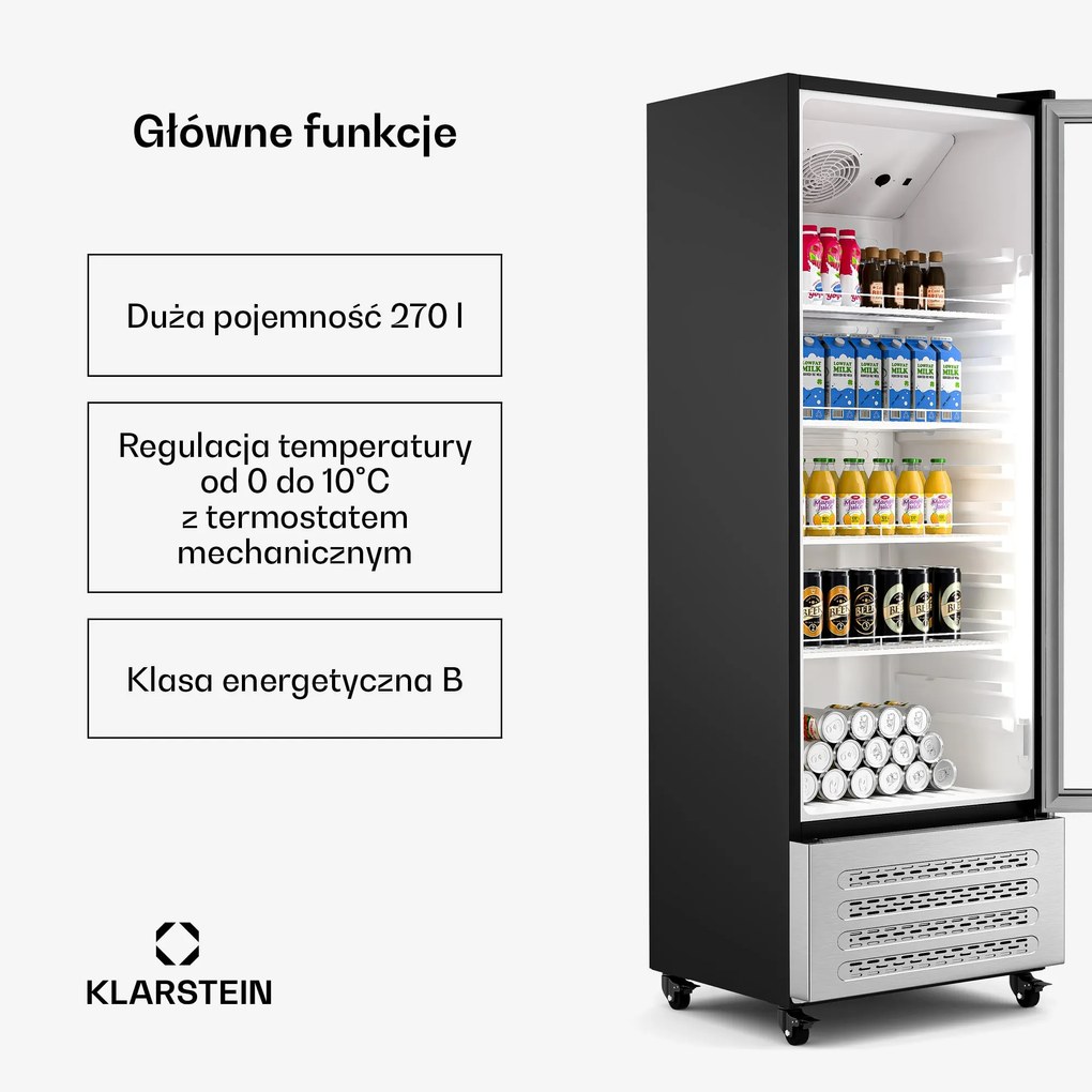 Klarstein GrandCooler lodówka na napoje | 270 l