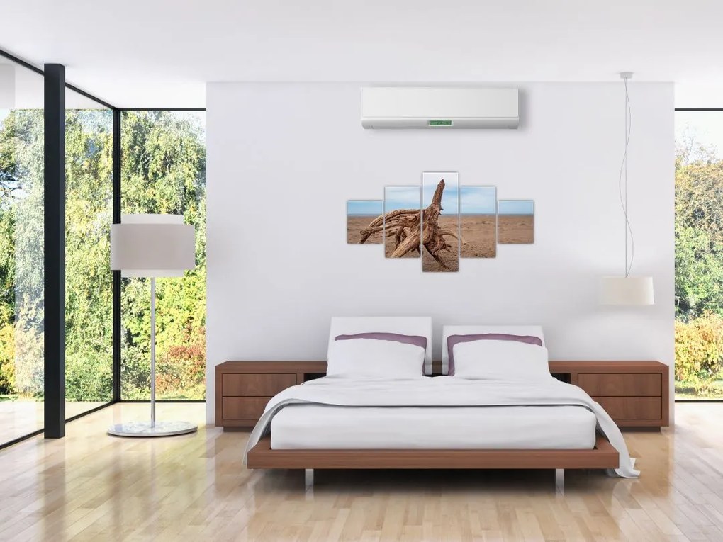 Obraz - Zmyte przez morze (125x70 cm)