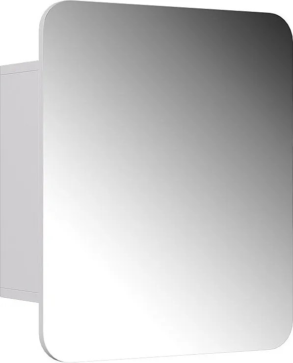 Szafka z lustrem w łazience biały 60x17.4x50 zino