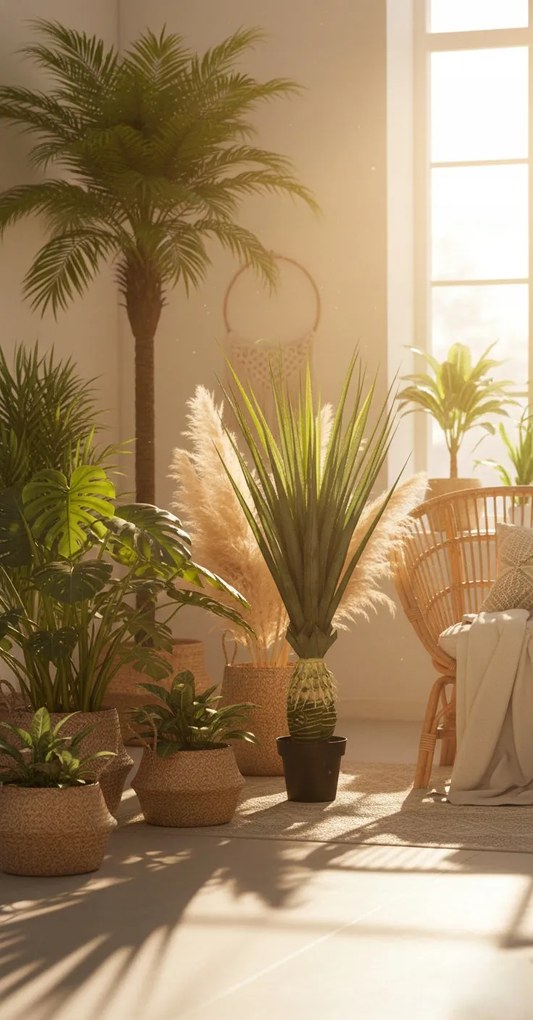 Agawa Sztuczna Roślina w Doniczce Aloes 120 cm Nowoczesna Dekoracja Do Domu i Biura o Realistycznych Zielonych Liściach