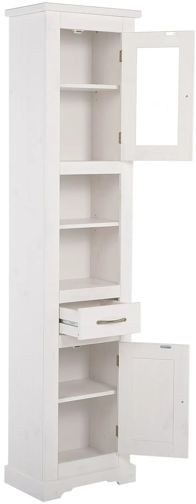 Biały słupek łazienkowy G8-C43