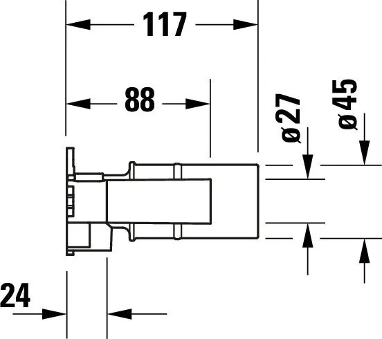 Duravit korpus podtynkowy