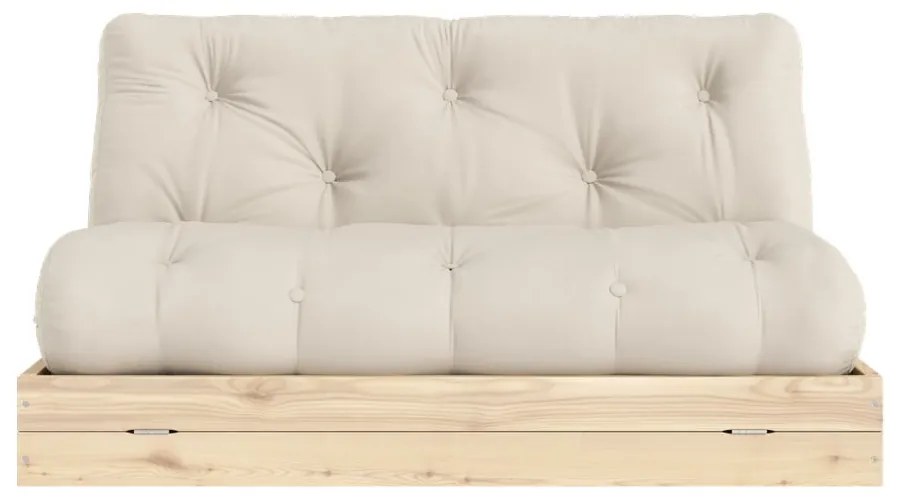 Beżowa rozkładana sofa 145 cm Flip – Karup Design