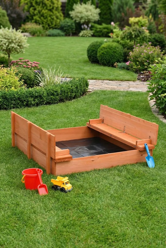 Zamykana piaskownica z ławeczkami F8-E79