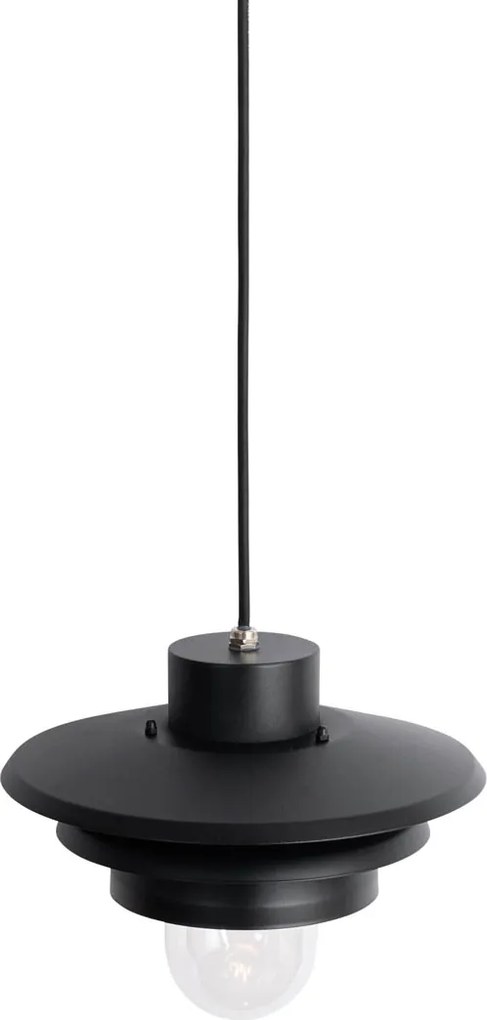 Designerska wisząca lampa zewnętrzna czarna IP44 - Morty