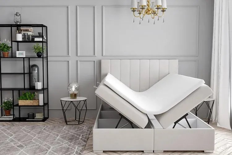 Podwójne łóżko boxspring Toxo 140x200 - 32 kolory