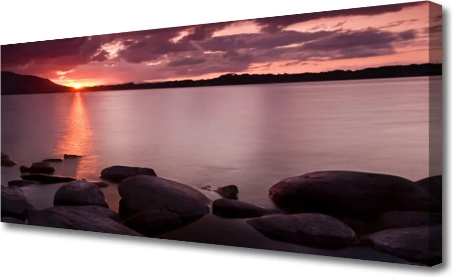 Obraz na płótnie Kamienny Brzeg Oceanu