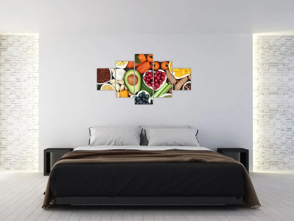 Obraz - Zdrowa żywność (125x70 cm)