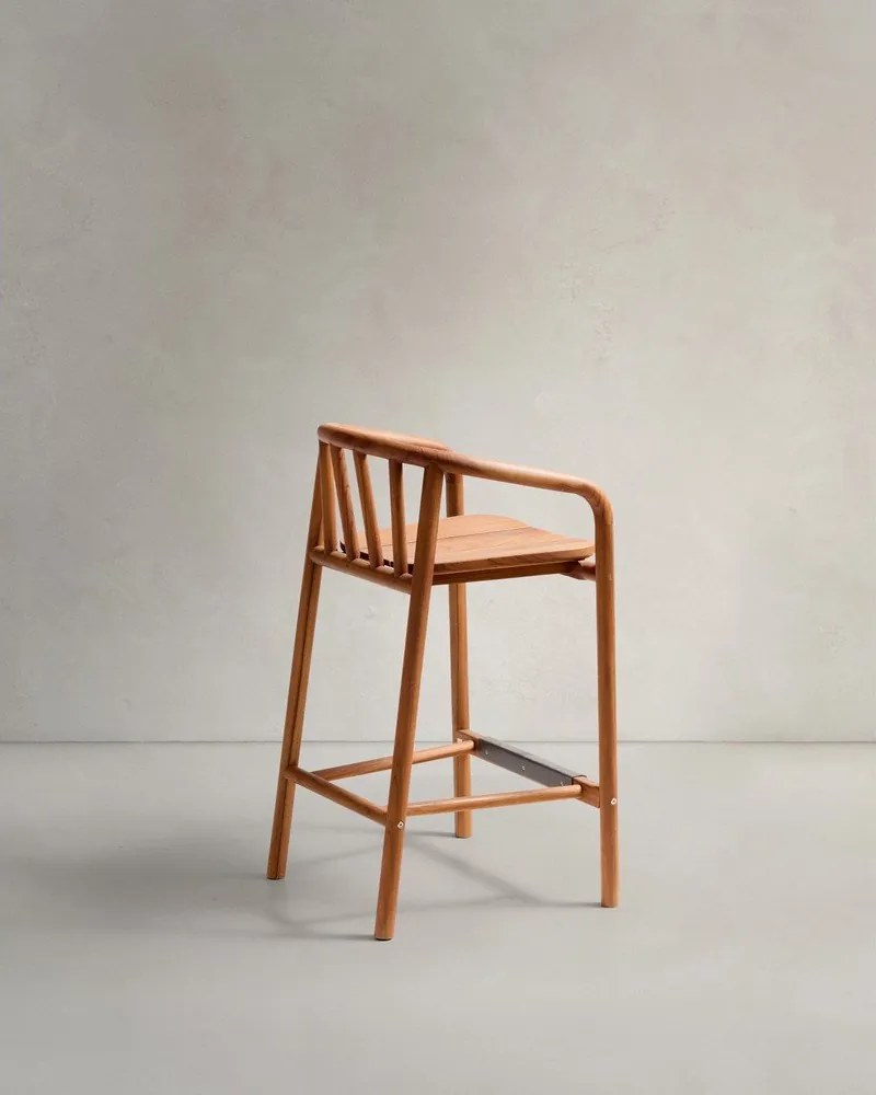 Drewniany hoker ogrodowy w naturalnym kolorze Turqueta – Kave Home