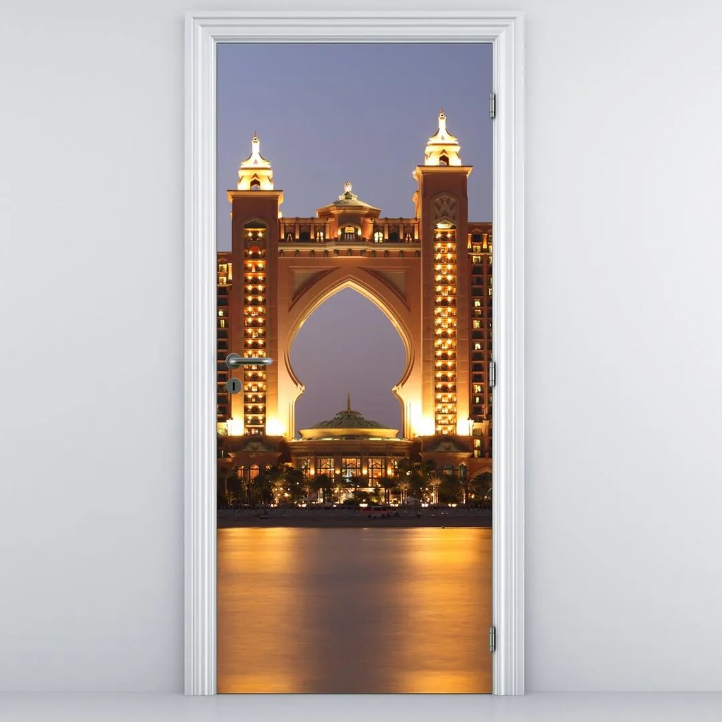 Fototapeta na drzwi - Budowa w Dubaju (95x205cm)