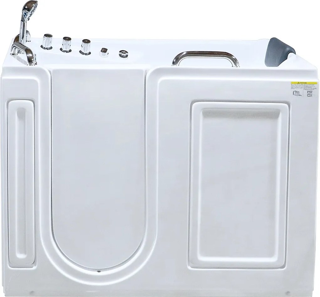 Wanna z hydromasażem i drzwiami - 1 miejsce siedzące - 355 l - 134,5 x 67,3 x 106 cm - BURAM