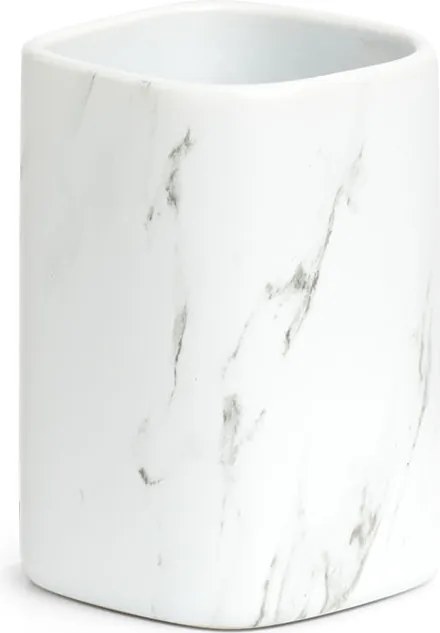 Ceramiczny kubek na szczoteczki MARBLE