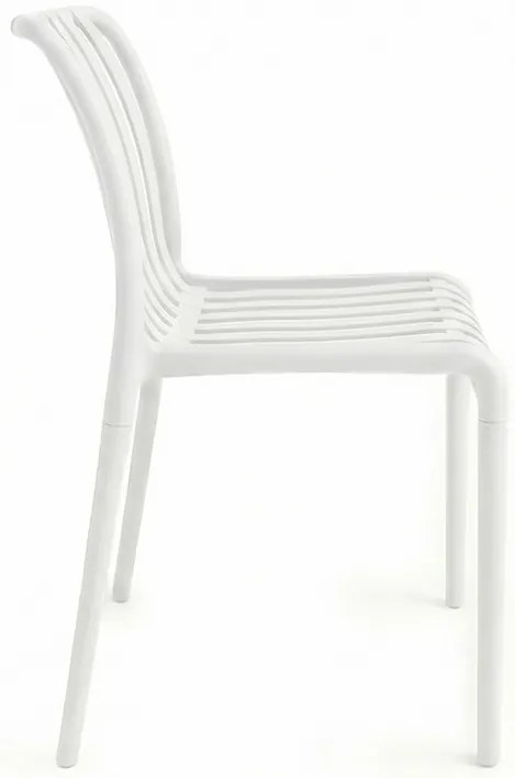 Plastikowe krzesło TREGO, białe