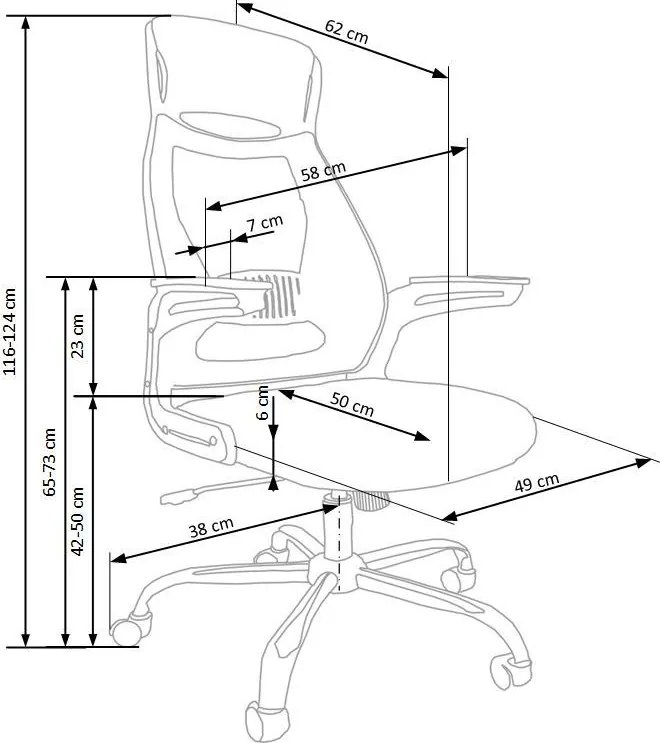 Wygodne krzesło biurowe Solaris
