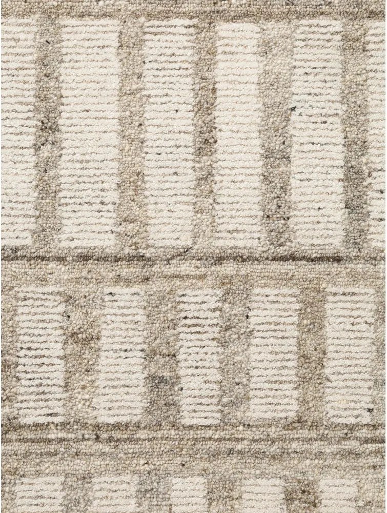 Kremowy wełniany dywan tkany ręcznie 160x230 cm Boho 1.0 Linara – Vikosa