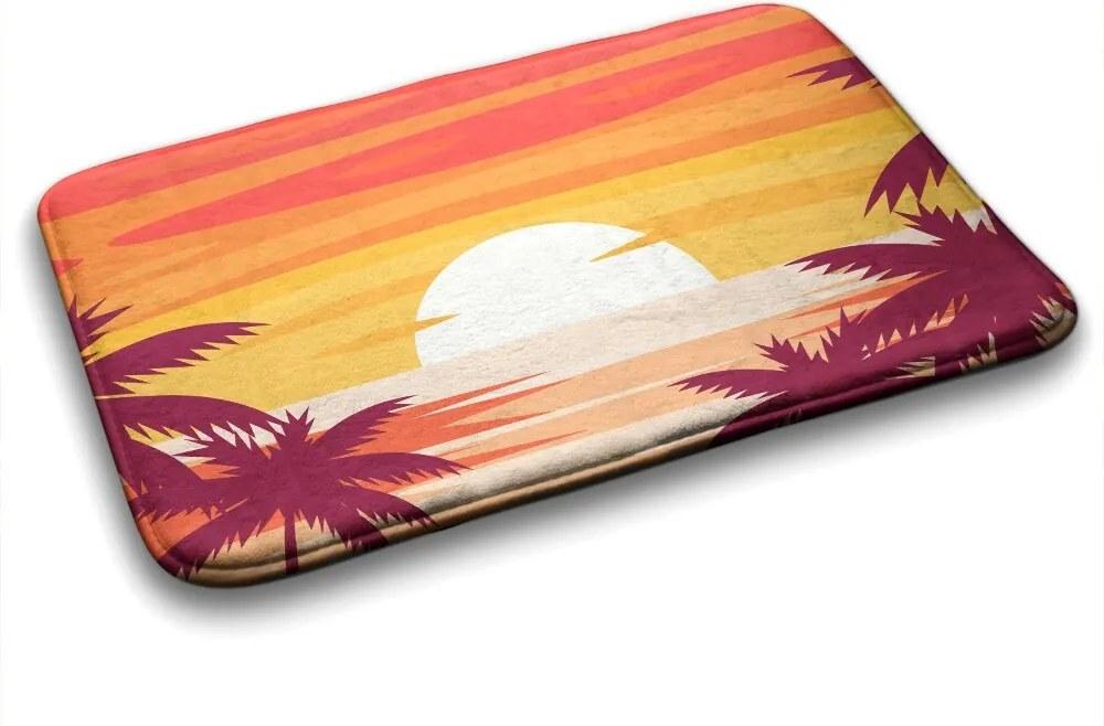 Dywanik łazienkowy Dywanik łazienkowy Tropikalna plaża