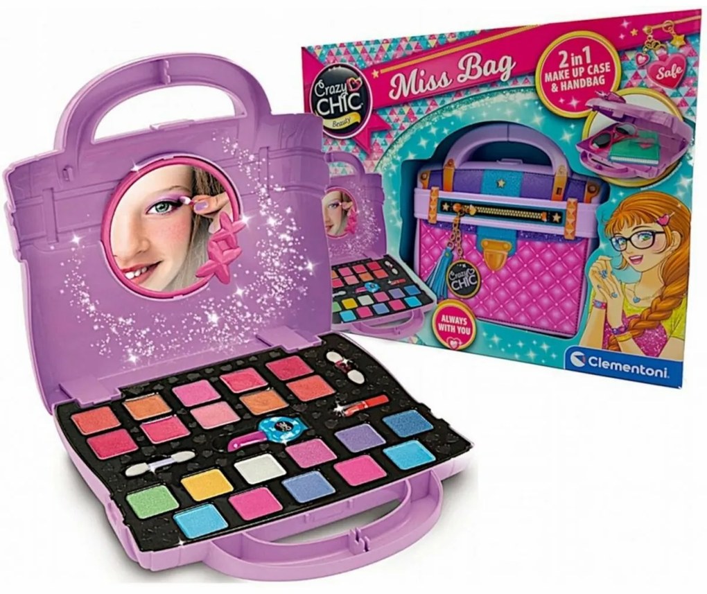 Clementoni Crazy CHIC Zestaw do makijażu w walizce