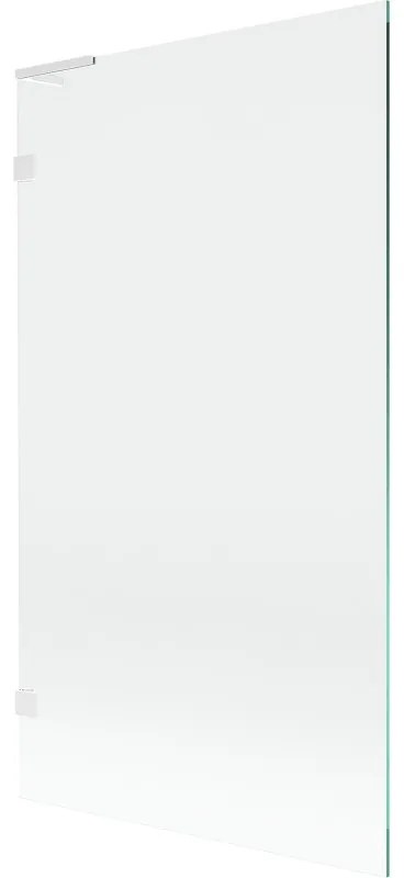 Mexen Lunar L parawan nawannowy 1-skrzydłowy 100 x 150 cm, transparent, biały - 897L-100-000-20-00