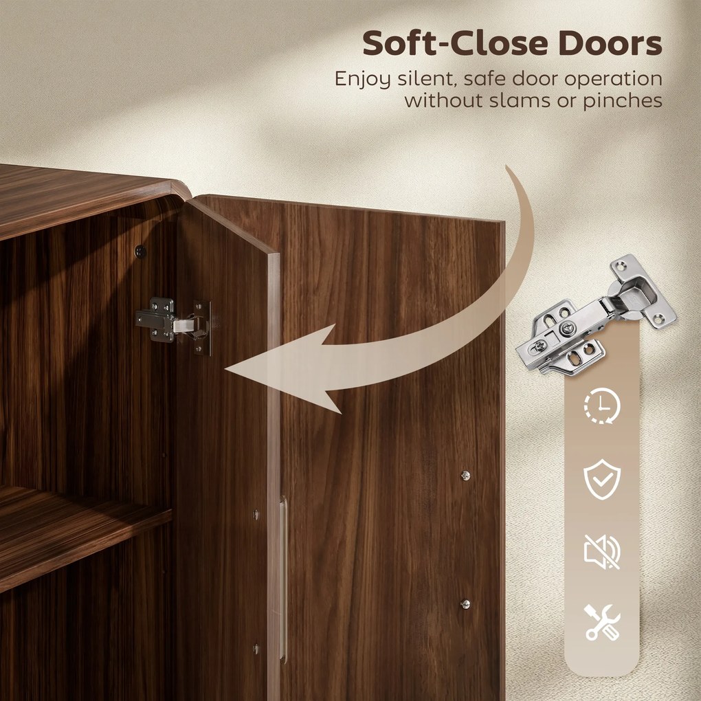 HOMCOM mit arbeitsplatte küchenschränke vorratsschrank schrank küchenkommode küchen esszimmer tv-kommode | Aosom PL