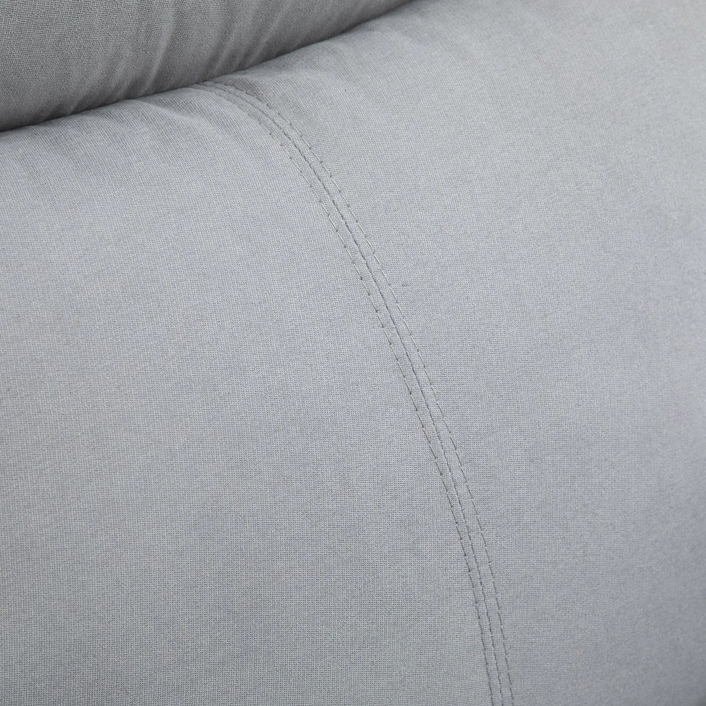 HOMCOM elektryczny fotel telewizyjny podnoszony z funkcją pomocy przy wstawaniu i relaksu w kolorze szarym | Aosom PL