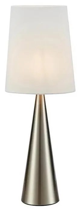 Markslöjd 108624 - Lampa stołowa CONUS 1xE14/40W/230V białe/matowy chrom