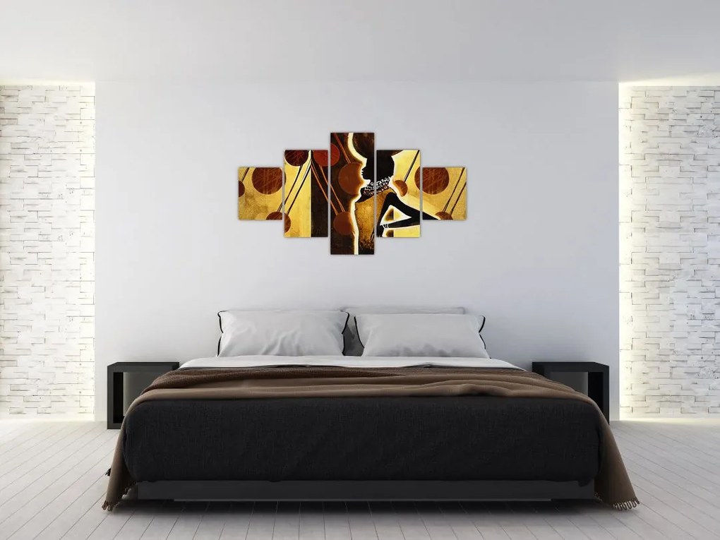 Obraz artystycznego malarstwa starożytnego (125x70 cm)
