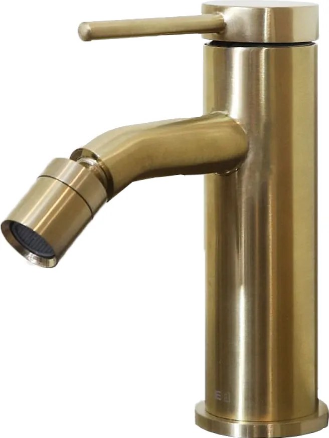 Lollipop mieszacz bidetowy szczotkowanego złota - Essebagno