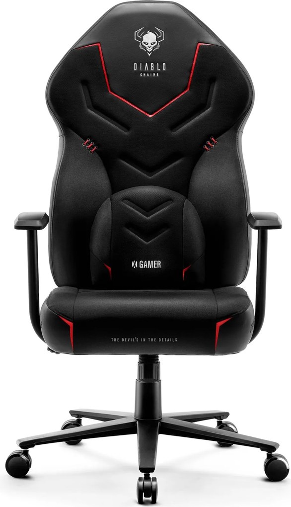 Krzesło do gamingu Diablo X-Gamer 2.0 Normal Size Dark Obsidian