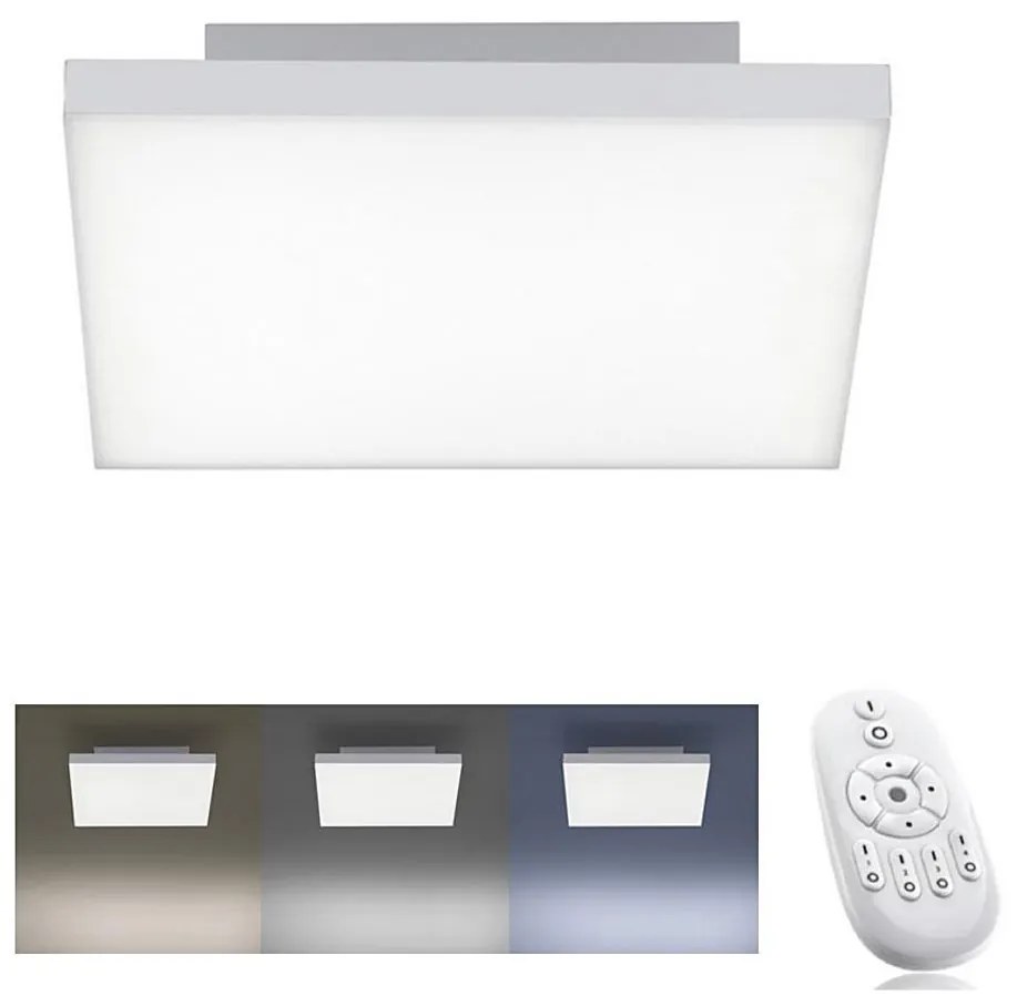 Leuchten Direkt 15550-16 - LED Plafon ściemnialny CANVAS LED/17W/230V + Pilot