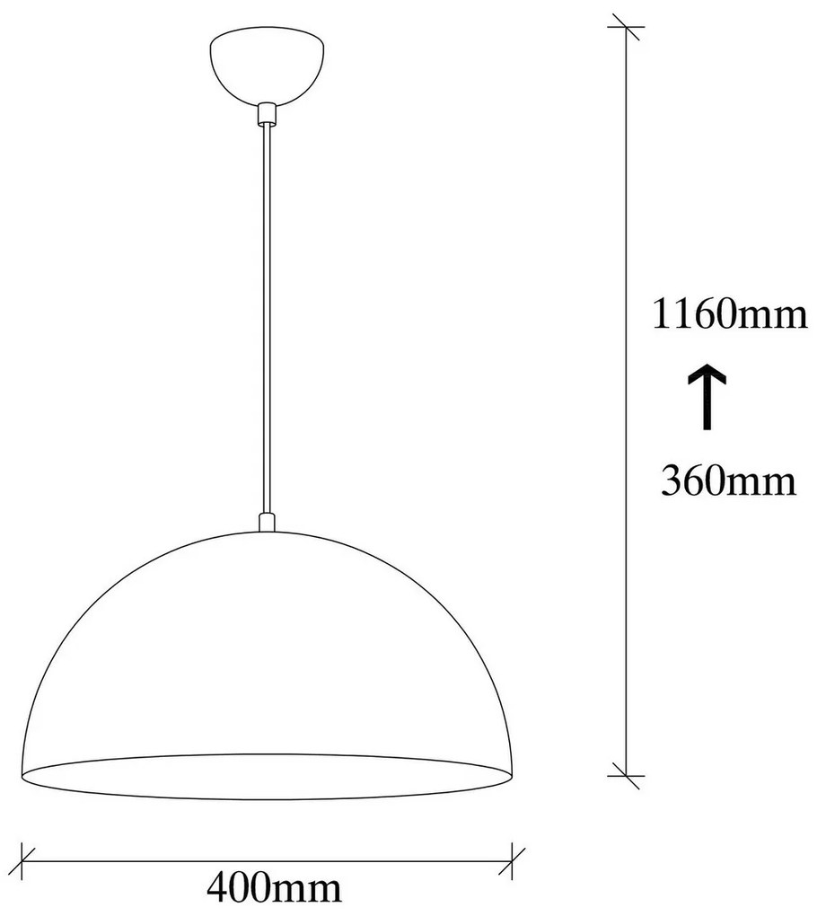 Lampa wisząca Sivani - MR - 722, czarna